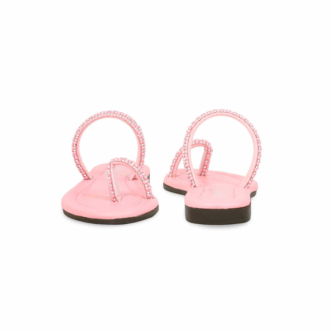 Girls Pink Formal Slipper KD5592