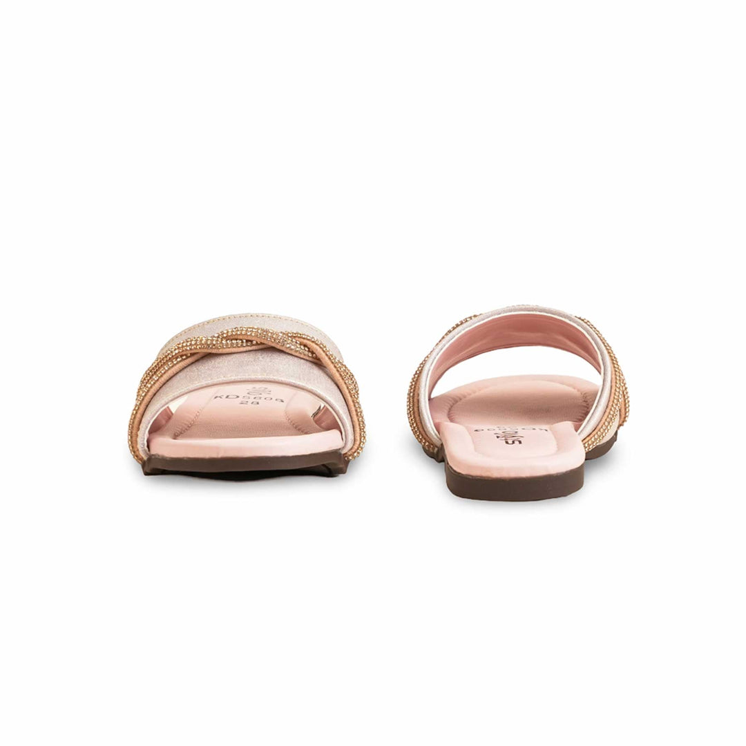 Girls Pink Formal Slipper KD5608