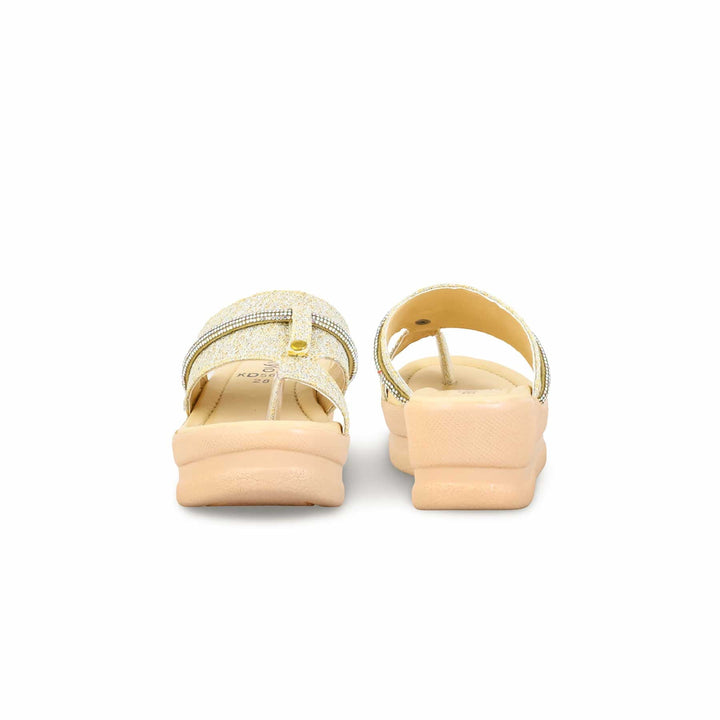 Girls Golden Fancy Sandal KD5633