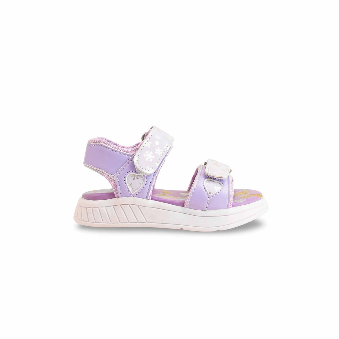 Girls Purple Casual Sandal KD5617