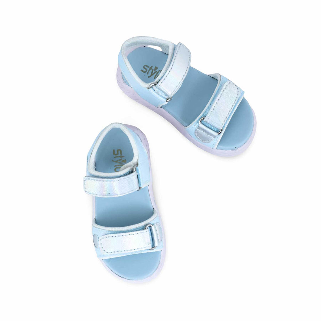 Girls Sky Blue Casual Sandal KD5619