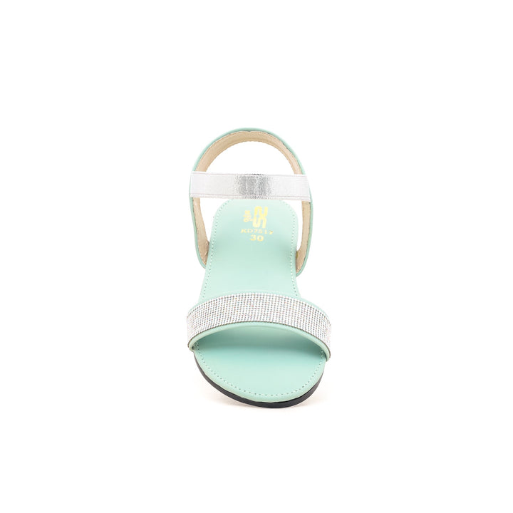 Girls Aqua Green Formal Sandal KD7517