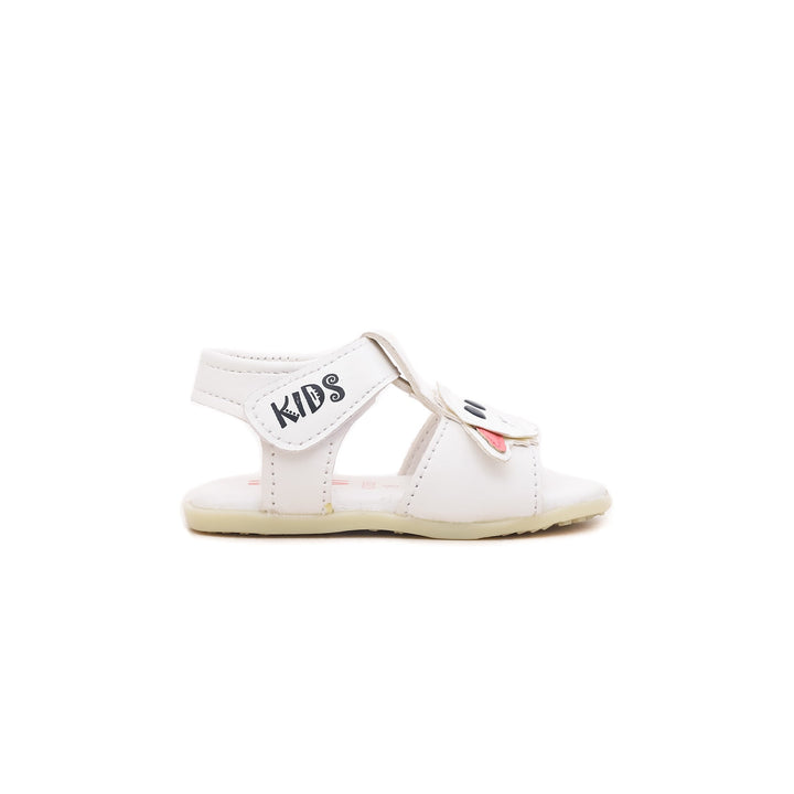 Babies White Casual Sandal KD7652