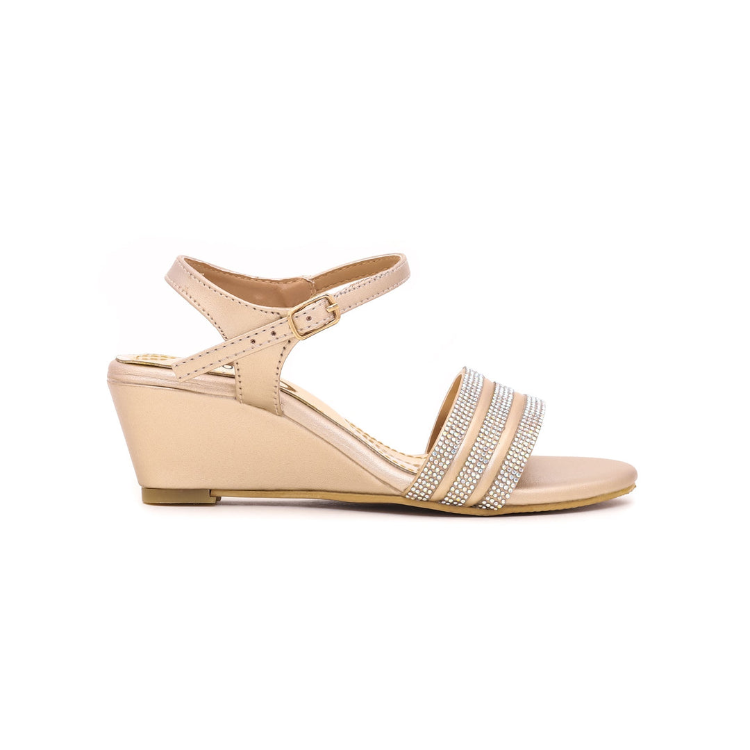 Girls Golden Fancy Sandal KD7702