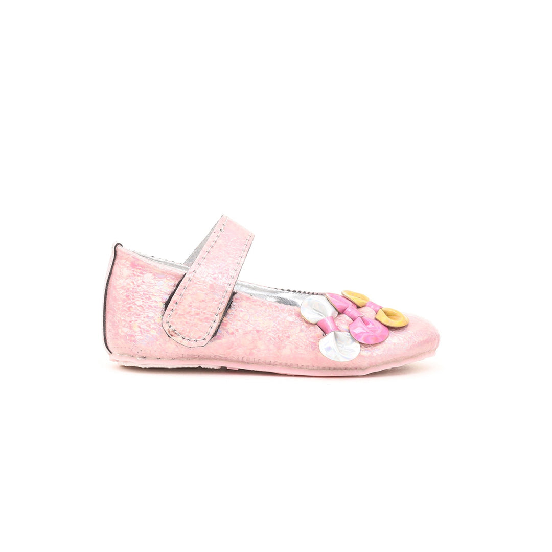 Babies Pink Casual Booties KD7725