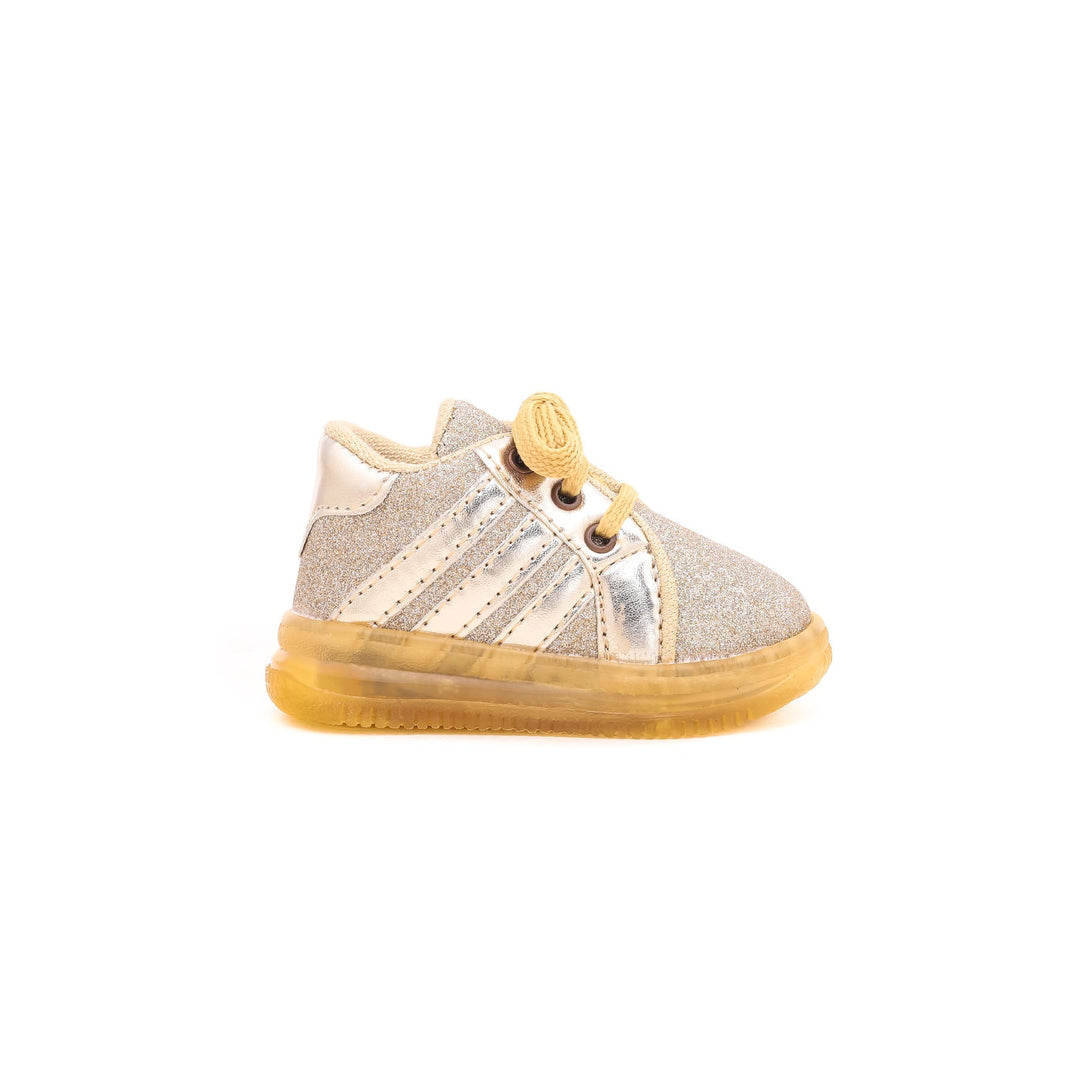 Babies Golden Casual Booties KD7736