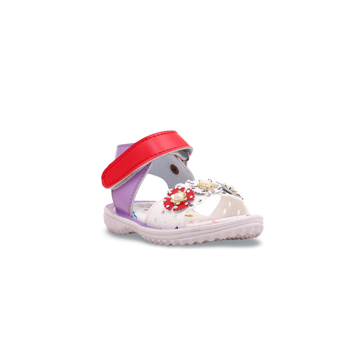 Babies White Casual Sandal KD7784