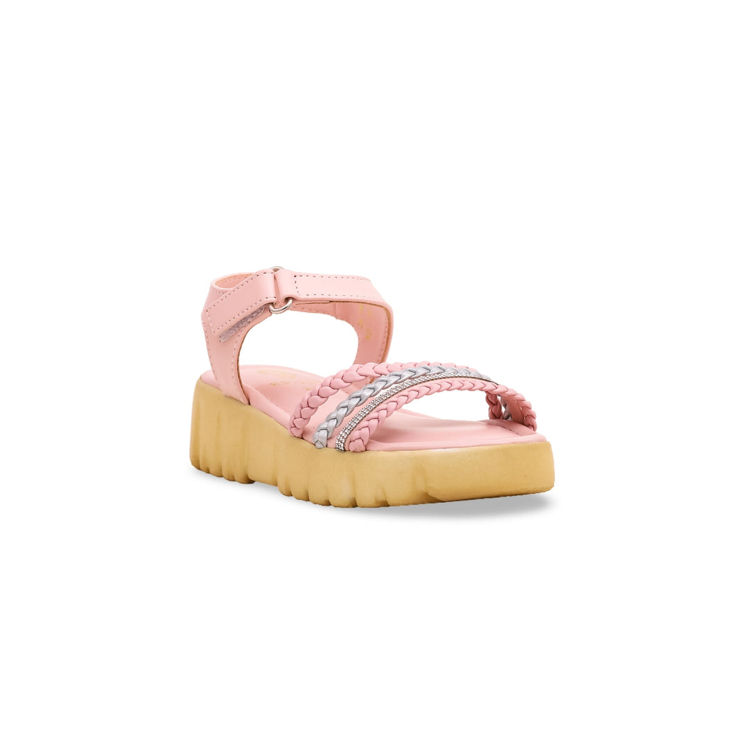 Girls Pink Formal Sandal KD7797