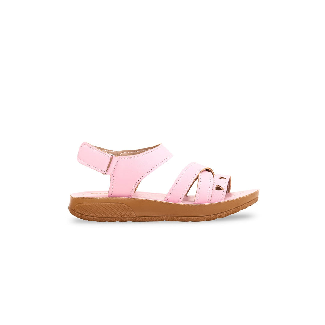 Girls Pink Casual Sandal KD7813