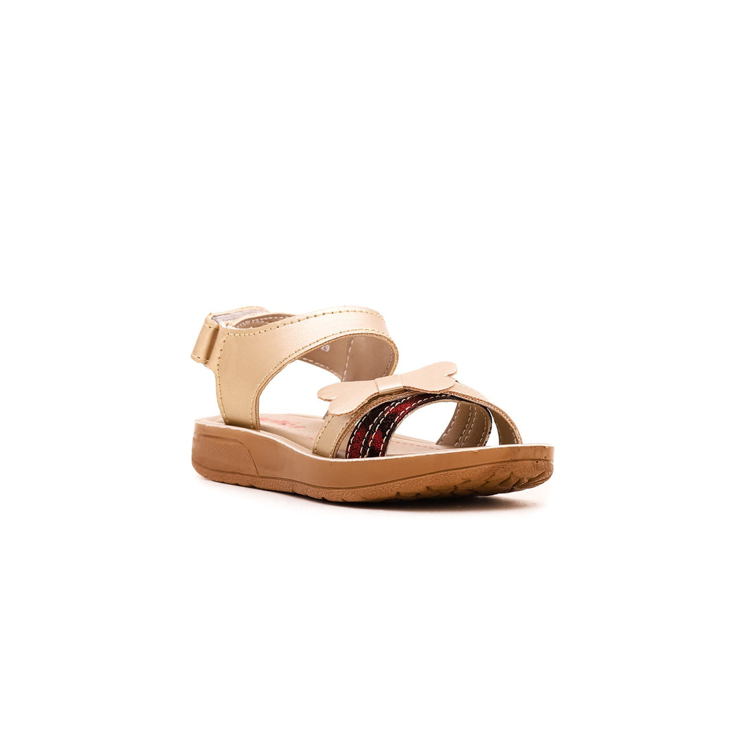 Girls Golden Casual Sandal KD7814