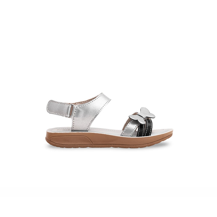 Girls Silver Casual Sandal KD7814