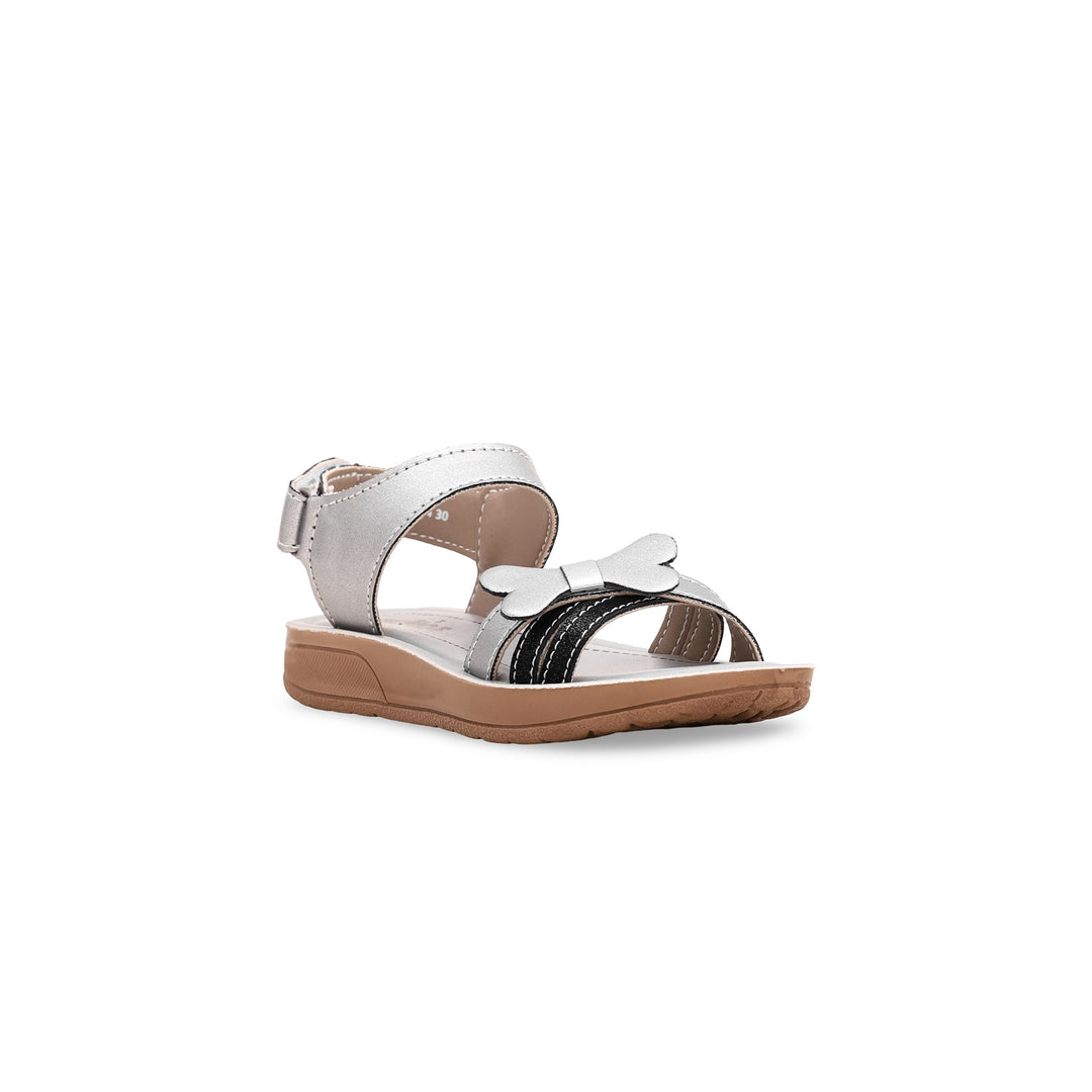 Girls Silver Casual Sandal KD7814