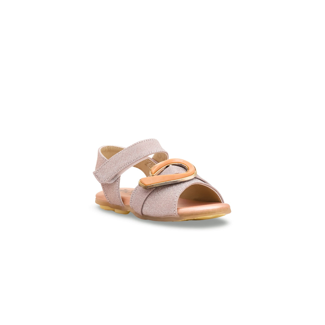 Girls Champagne Fancy Sandal KD7827