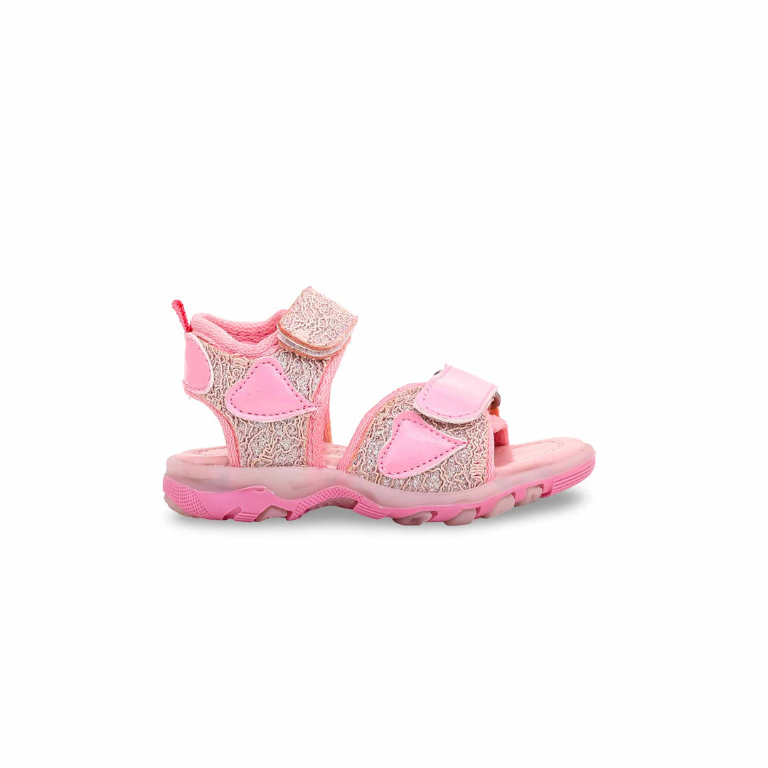 Girls Pink Casual Sandal KD7869