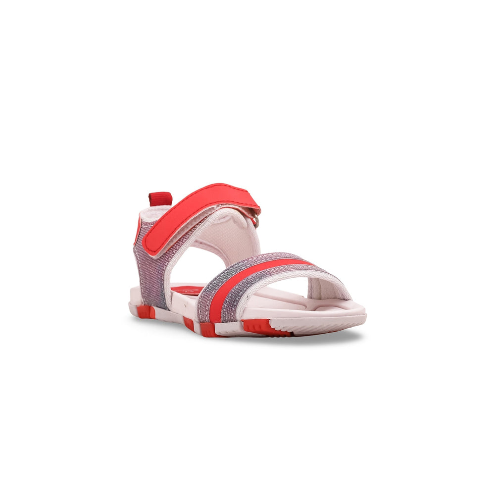 Girls Red Casual Sandal KD7874