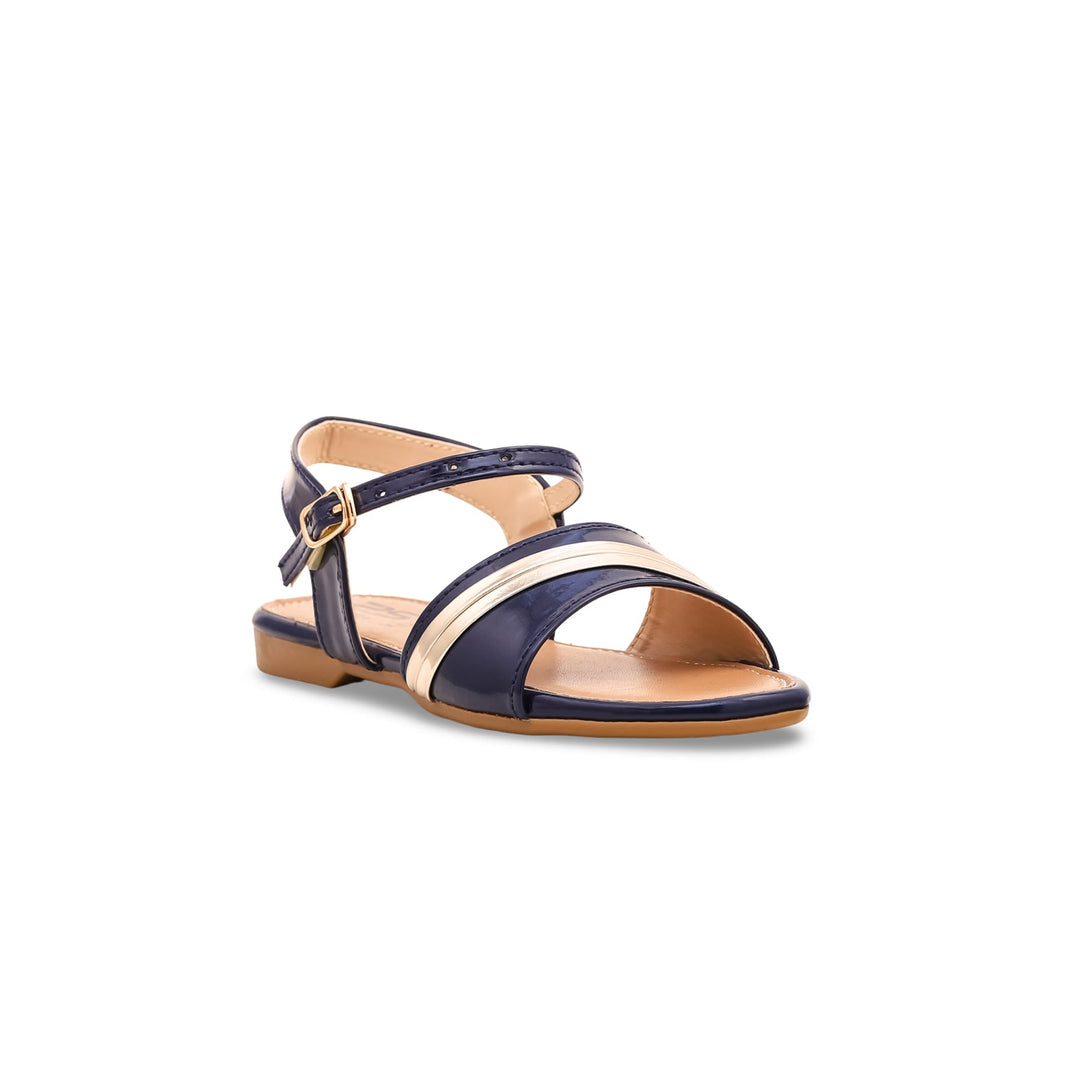 Girls Navy Casual Sandal KD7917