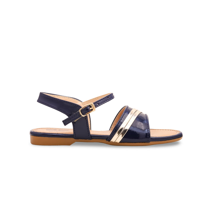 Girls Navy Casual Sandal KD7917