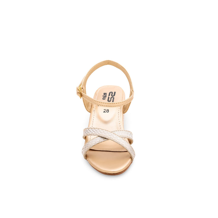 Girls Golden Fancy Sandal KD7985