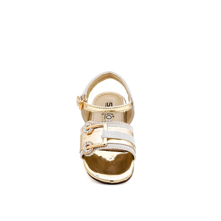 Girls Golden Formal Sandal KD7997