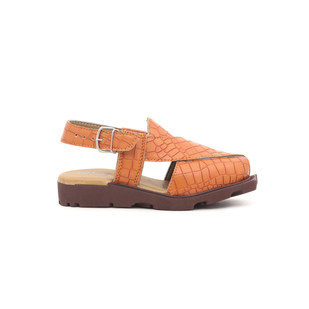 Boys Mustard Peshawari Chappal KD9252