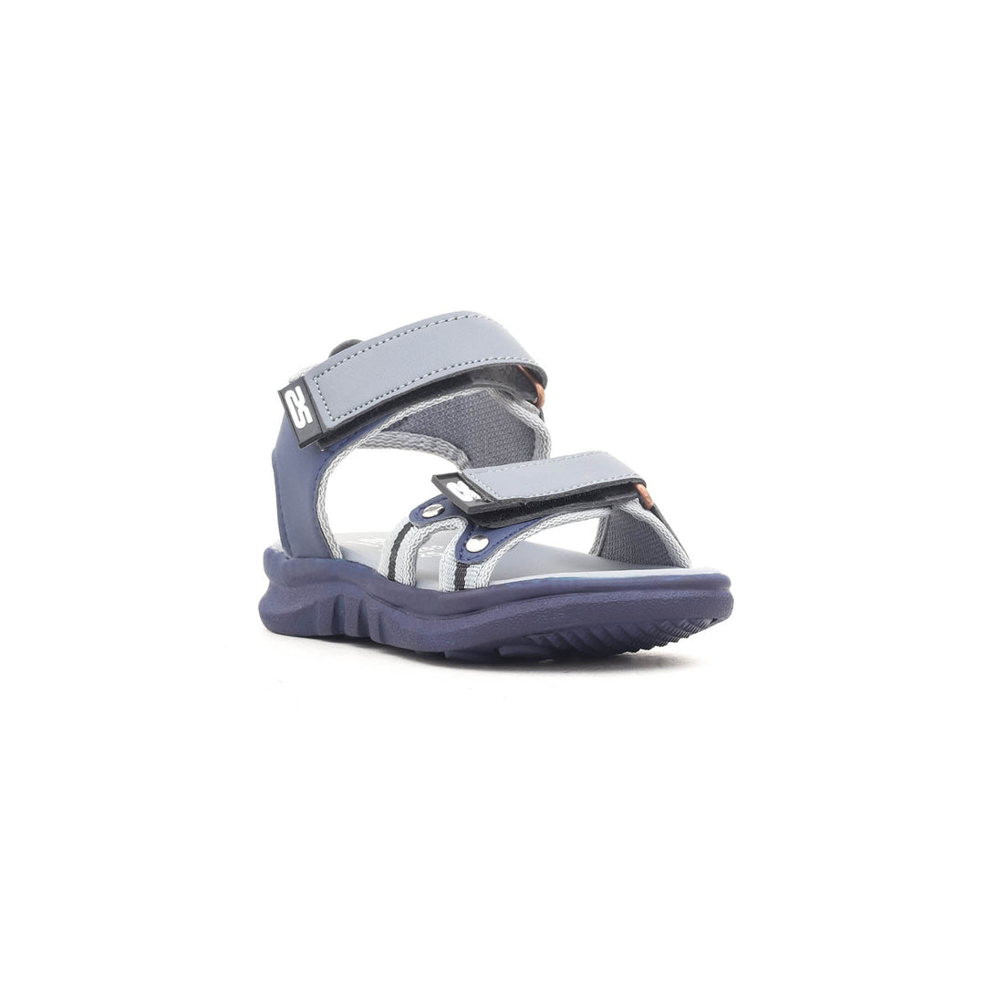 Boys Grey Formal Sandal KD9265