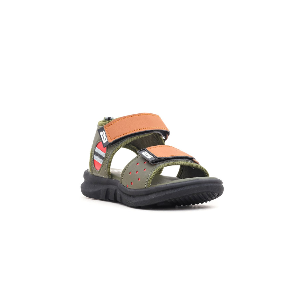 Boys Green Formal Sandal KD9266