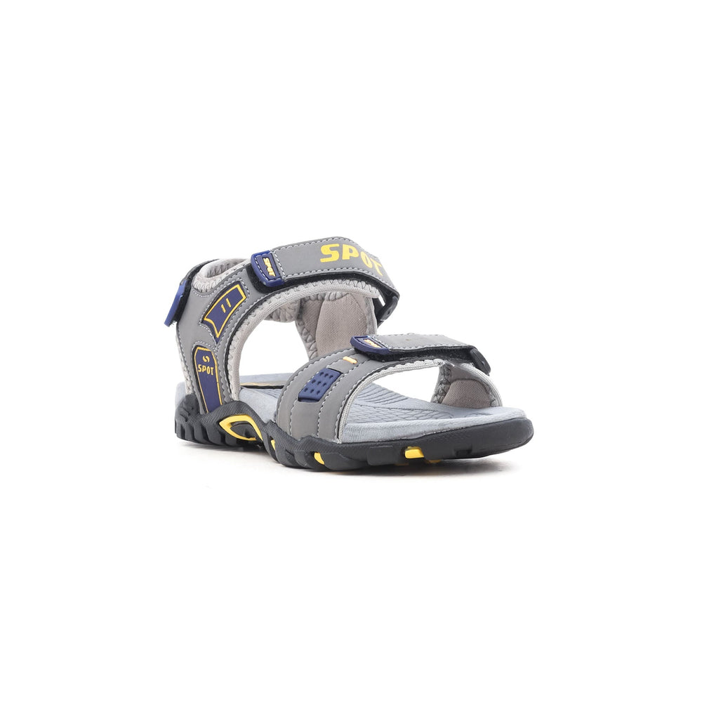 Boys Grey Casual Sandal KD9276