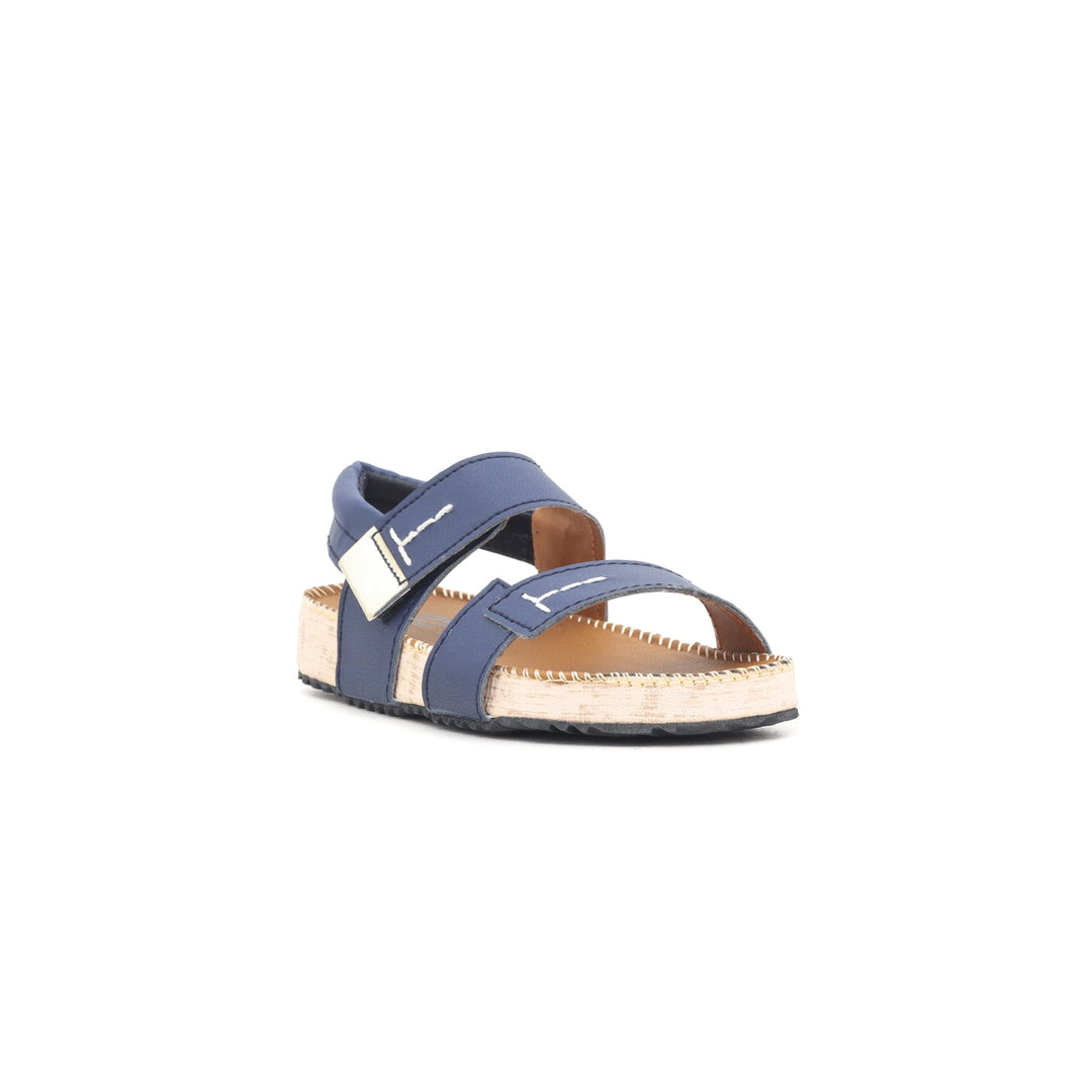 Boys Navy Formal Sandal KD9289