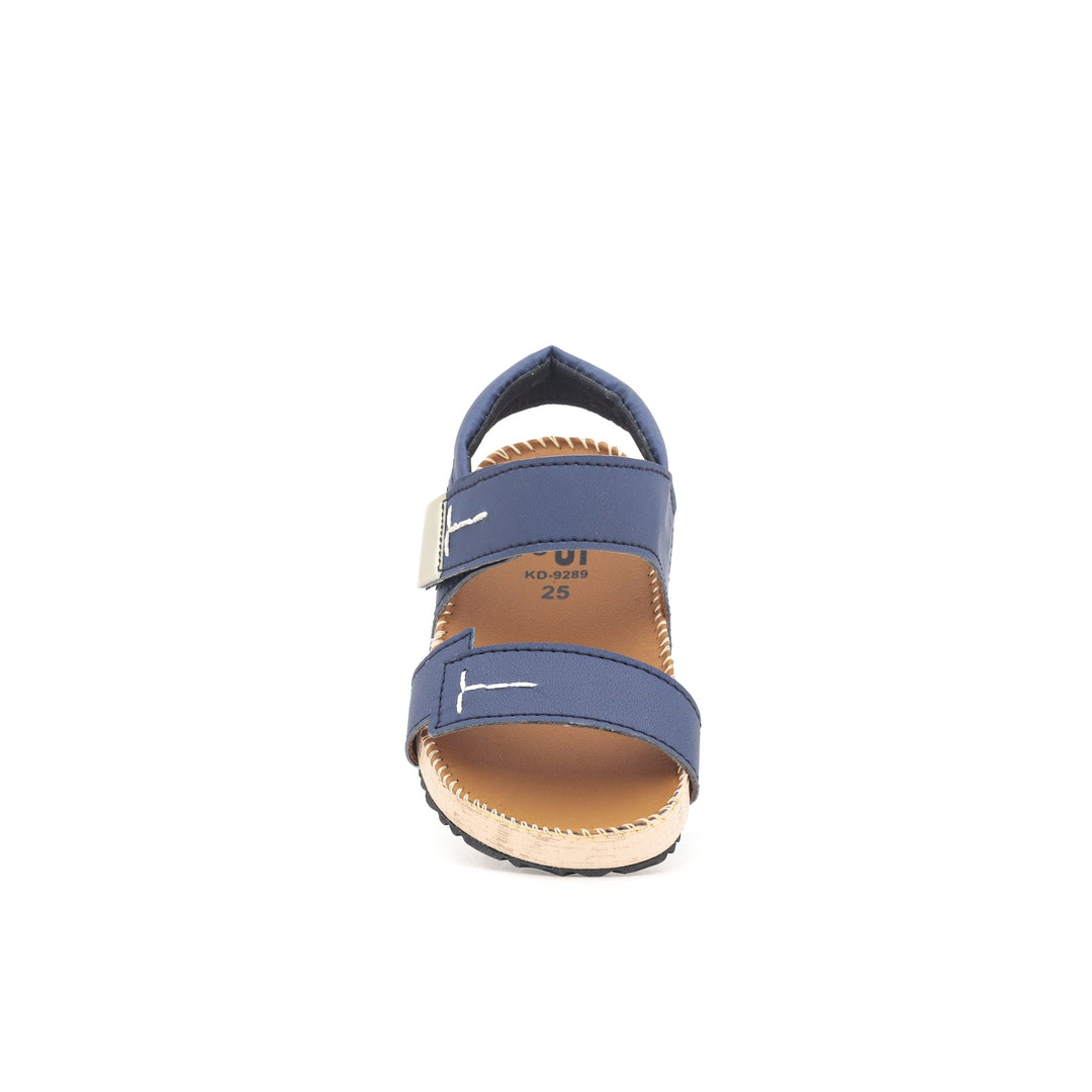 Boys Navy Formal Sandal KD9289