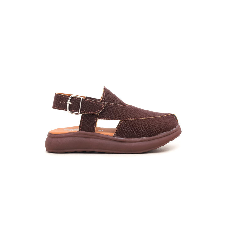 Boys Brown Peshawari Chappal KD9302