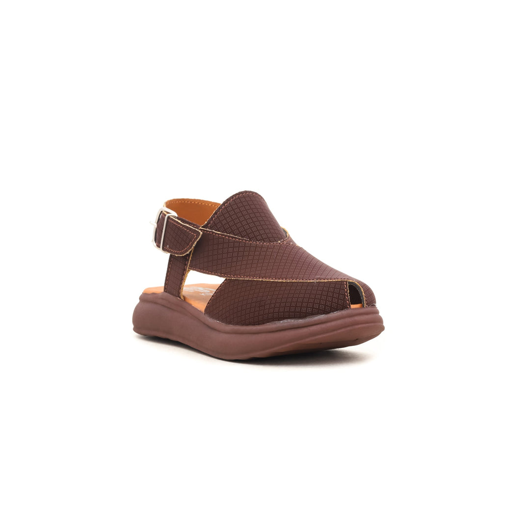 Boys Brown Peshawari Chappal KD9302