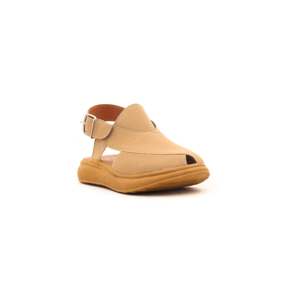 Boys Beige Peshawari Chappal KD9302