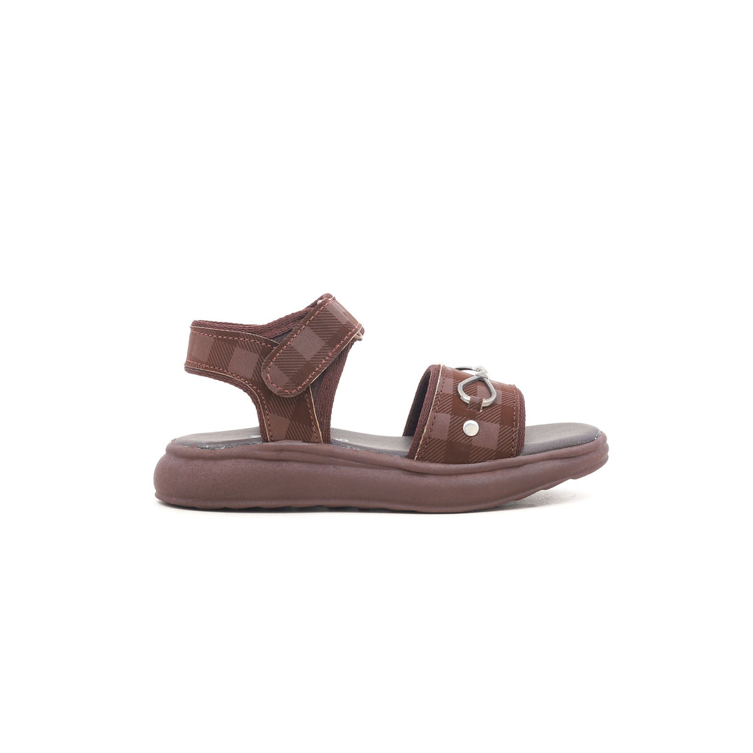 Boys Brown Formal Sandal KD9307