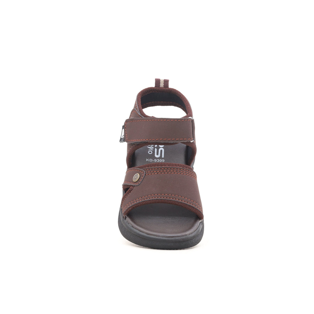 Boys Brown Formal Sandal KD9309