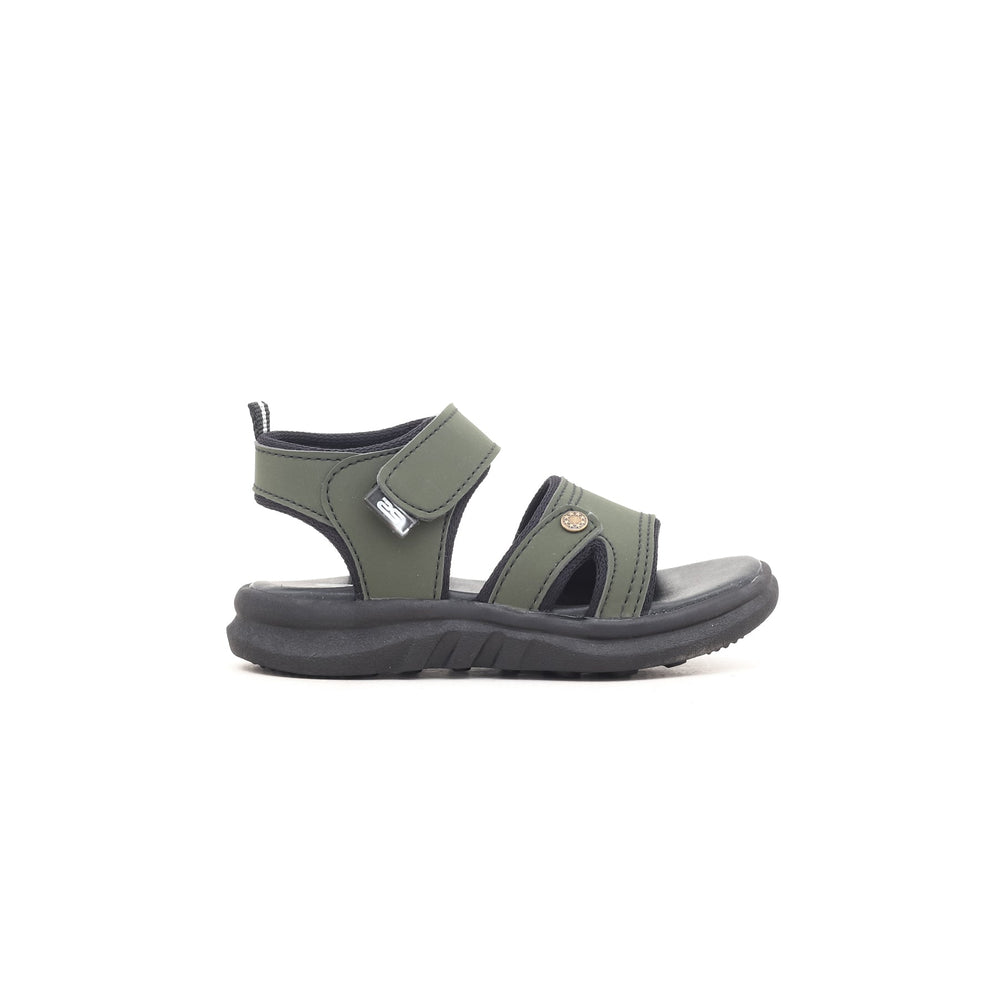 Boys Green Formal Sandal KD9309