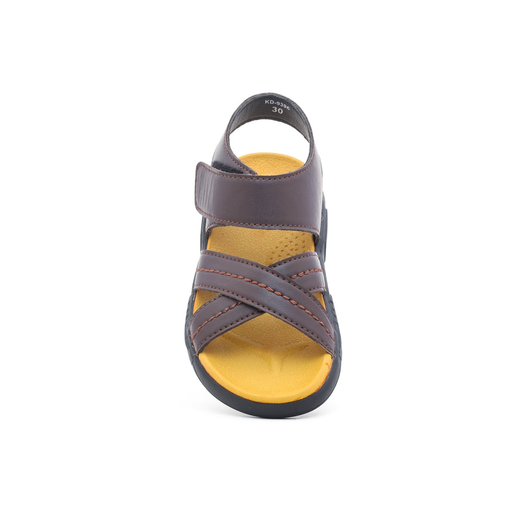 Boys Brown Formal Sandal KD9396