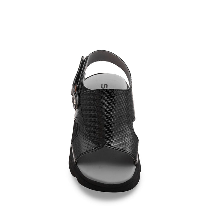 Boys Black Formal Sandal KD9446