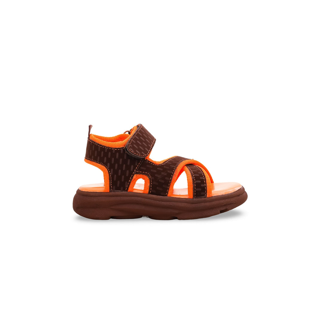 Boys Orange Casual Sandal KD9447