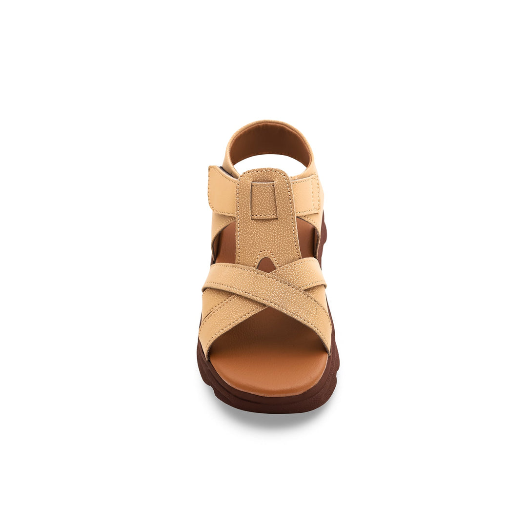 Boys Beige Casual Sandal KD9448