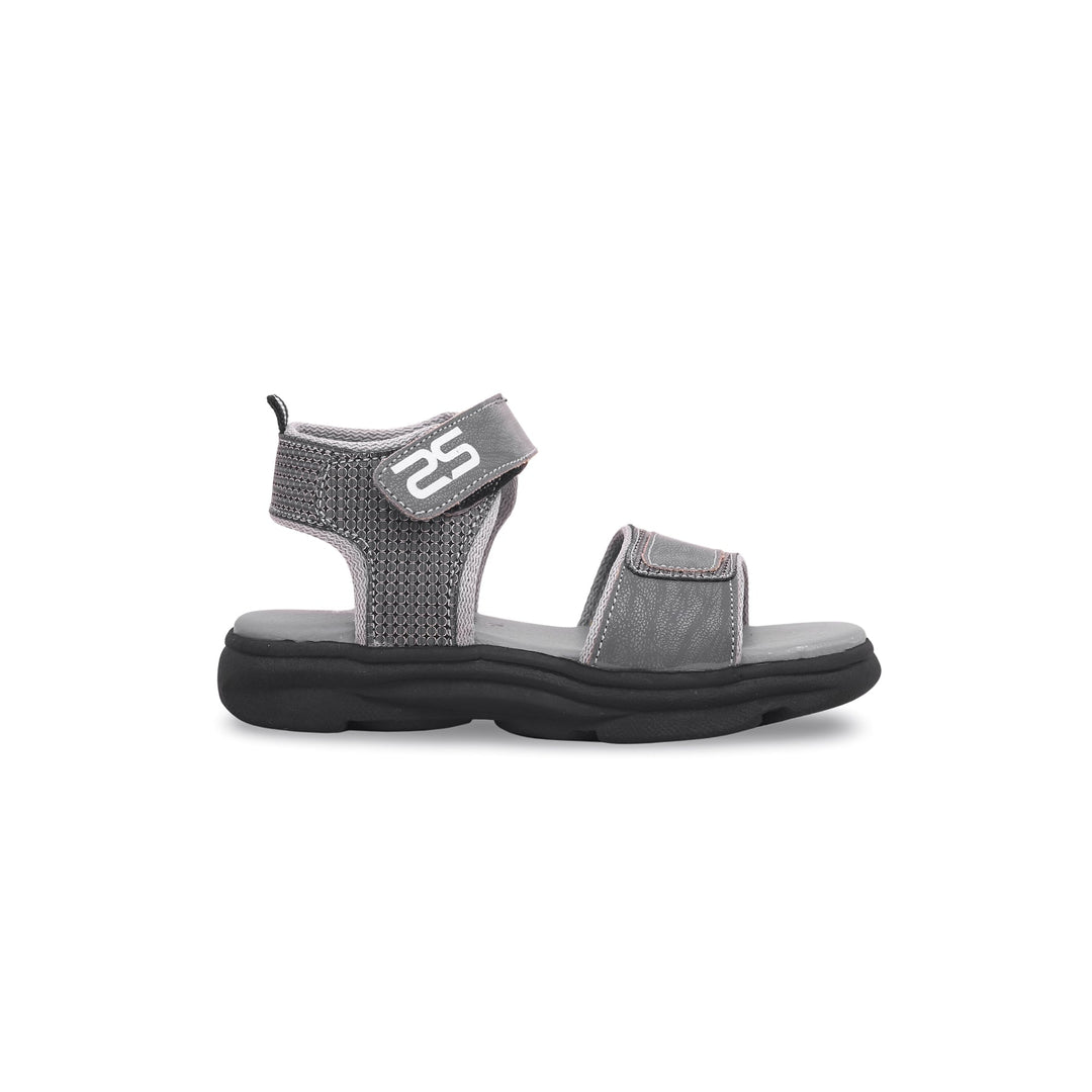 Boys Grey Formal Sandal KD9449