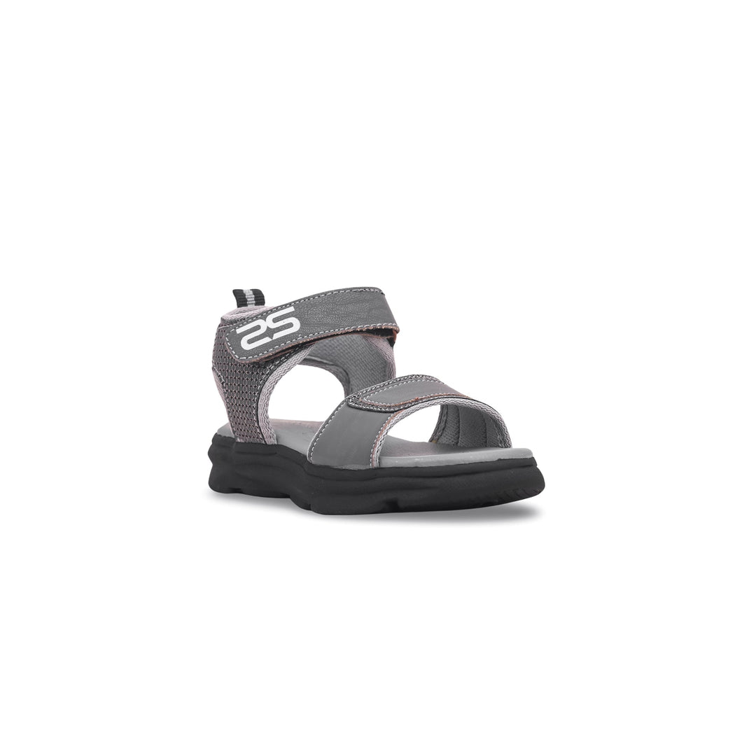 Boys Grey Formal Sandal KD9449