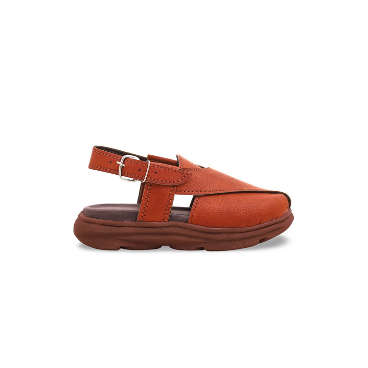 Boys Rust Peshawari Chappal KD9456