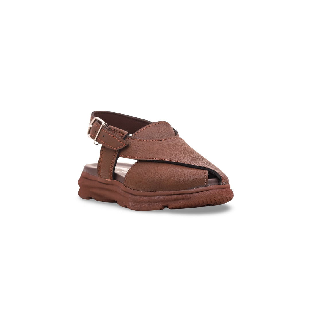 Boys Coffee Peshawari Chappal KD9456