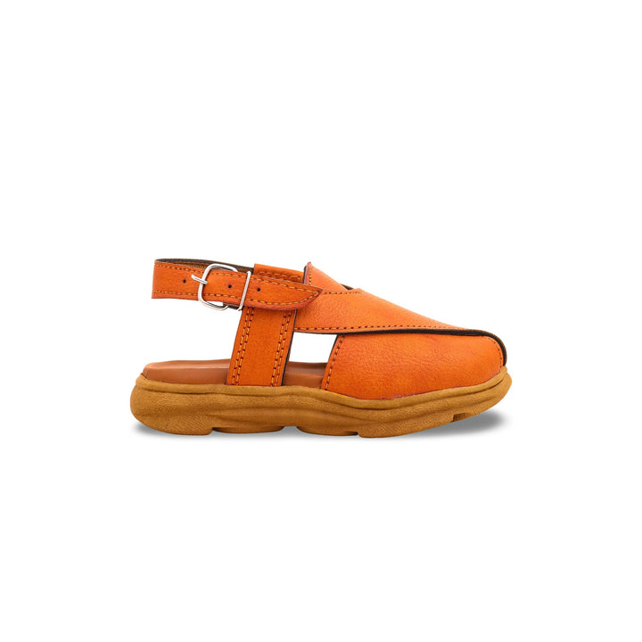 Boys Tan Peshawari Chappal KD9456