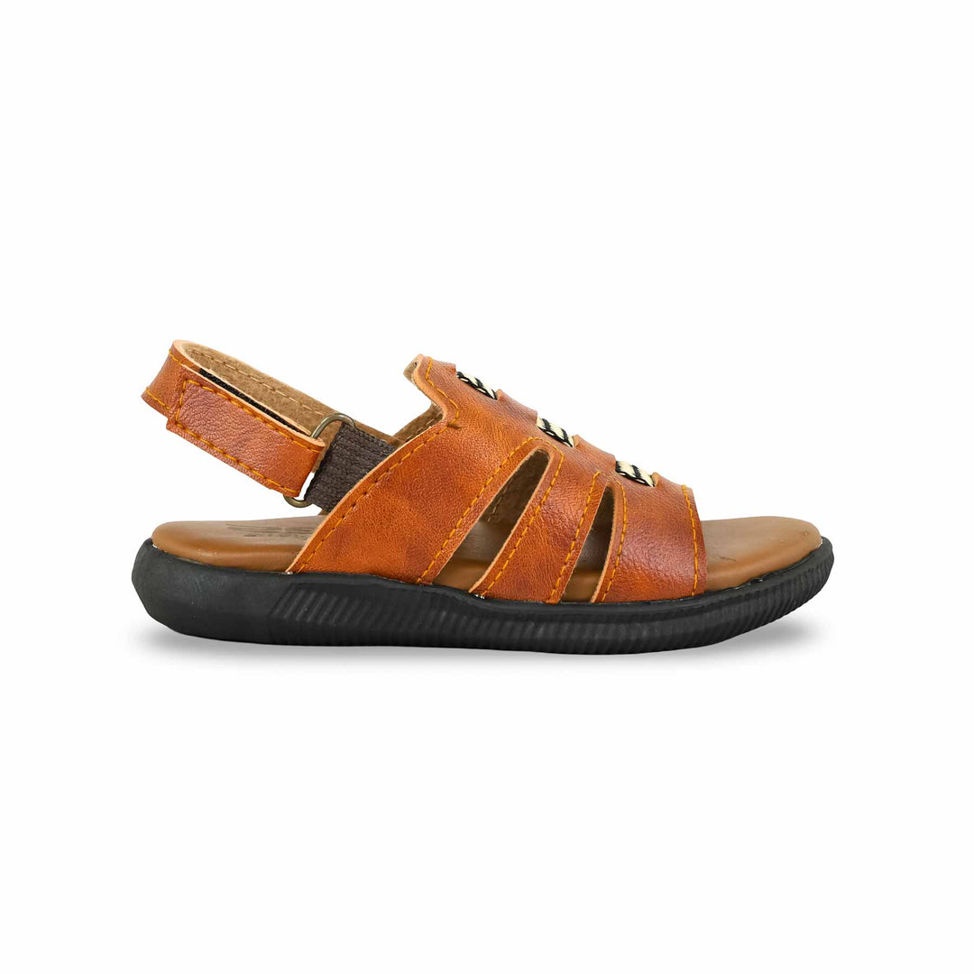 Boys Brown Formal Sandal KD9468