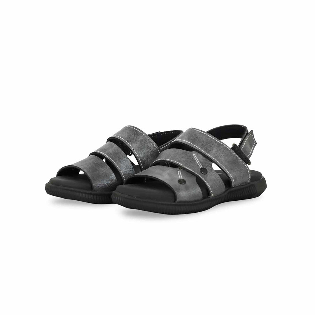 Boys Grey Formal Sandal KD9470
