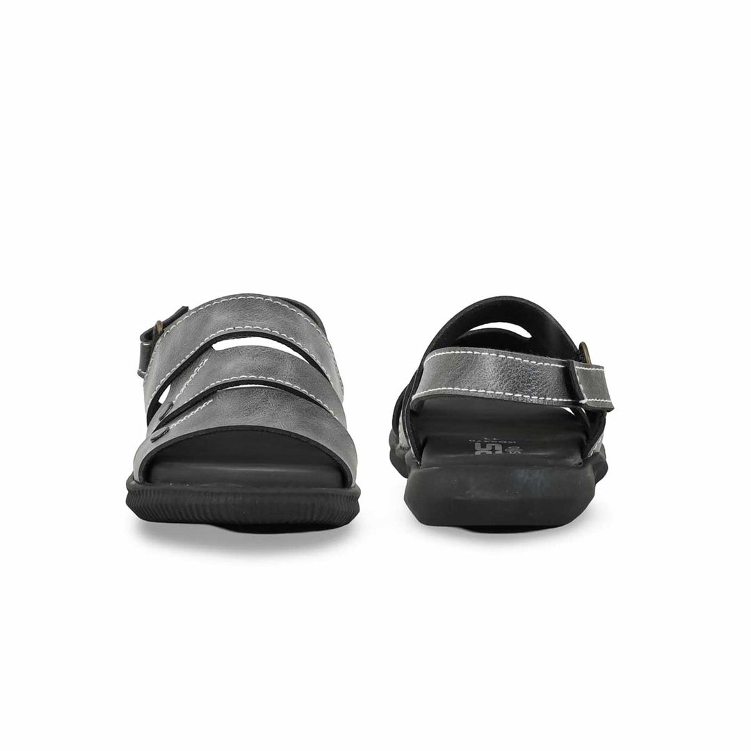 Boys Grey Formal Sandal KD9470
