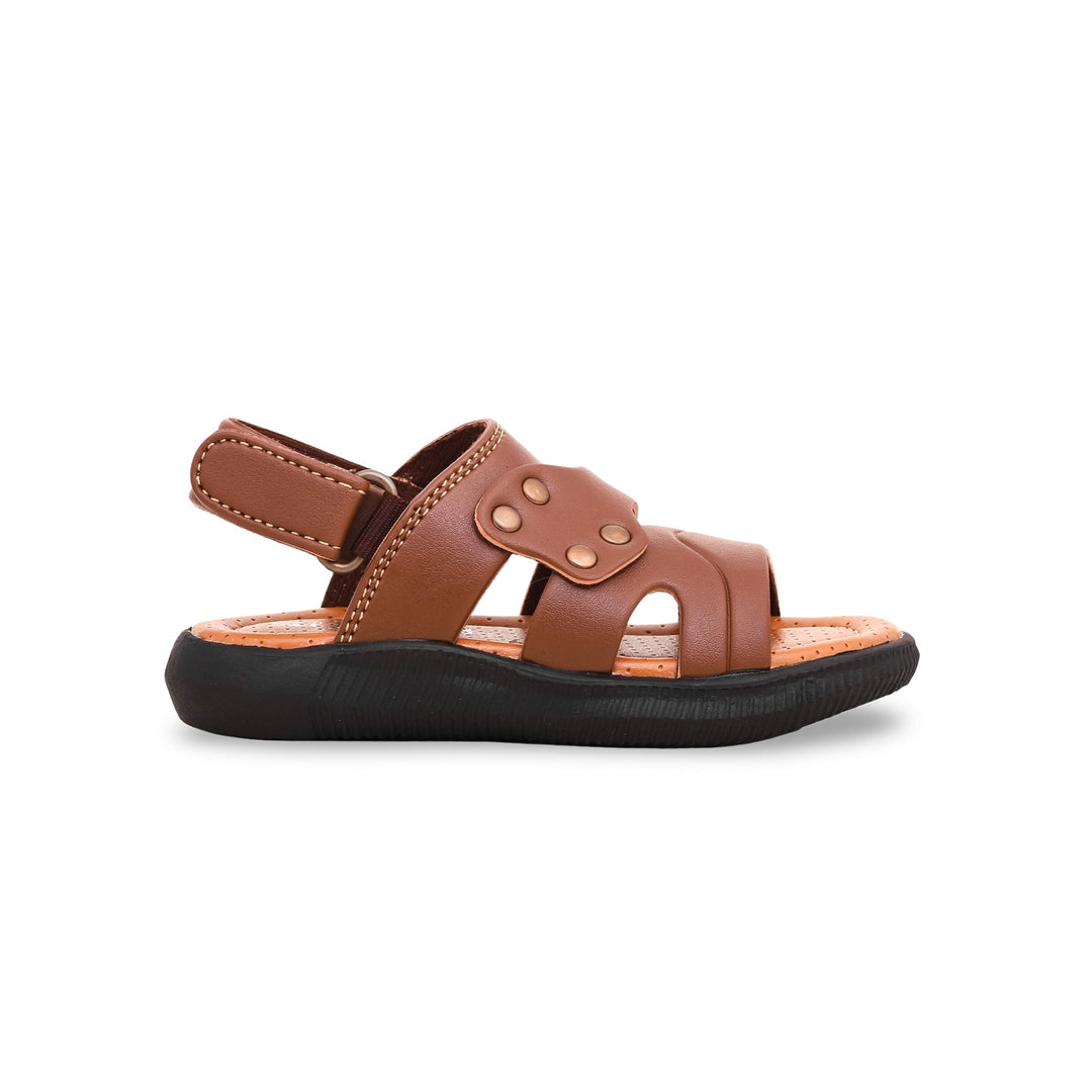 Boys Brown Formal Sandal KD9483