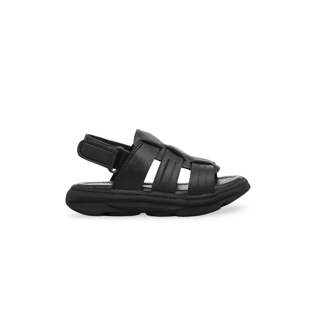 Boys Black Formal Sandal KD9490