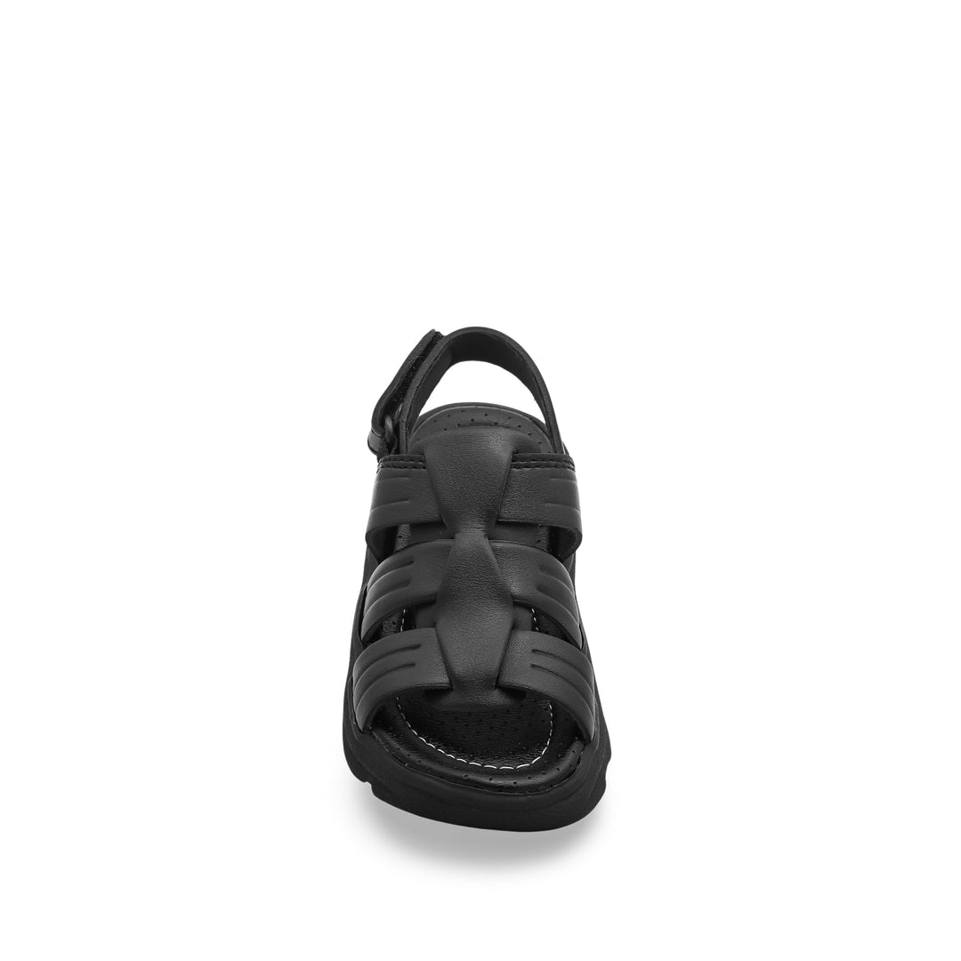 Boys Black Formal Sandal KD9490